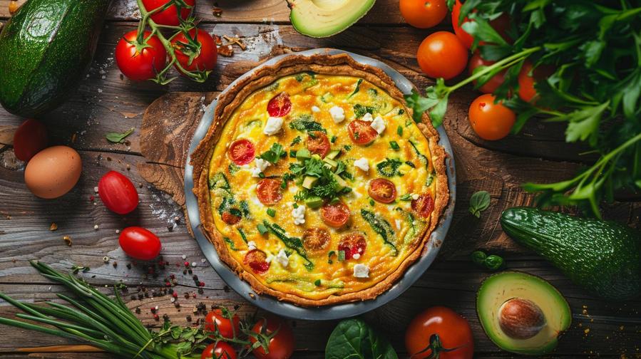 "Variety of low carb no pastry quiches - adding flavors to brunch."